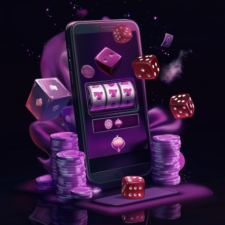 Ilustrasi responsible gaming dengan simbol keseimbangan dan kontrol diri